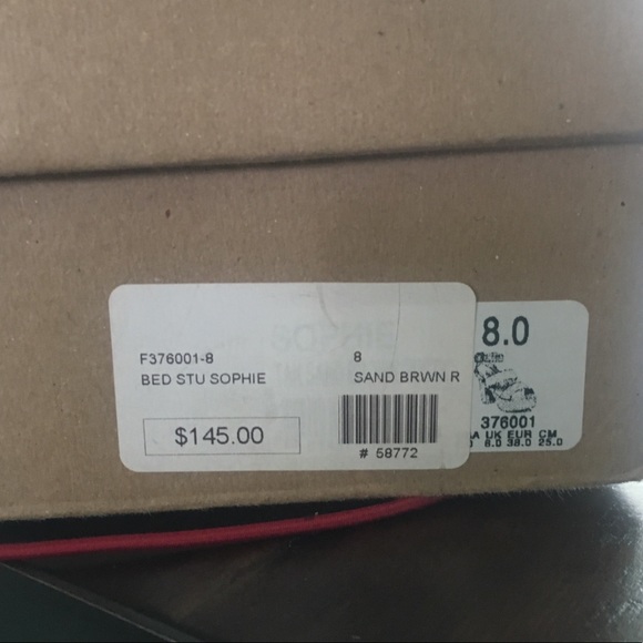 NEW IN BOX BED STU Sophie platform heel 8 - Picture 6 of 6